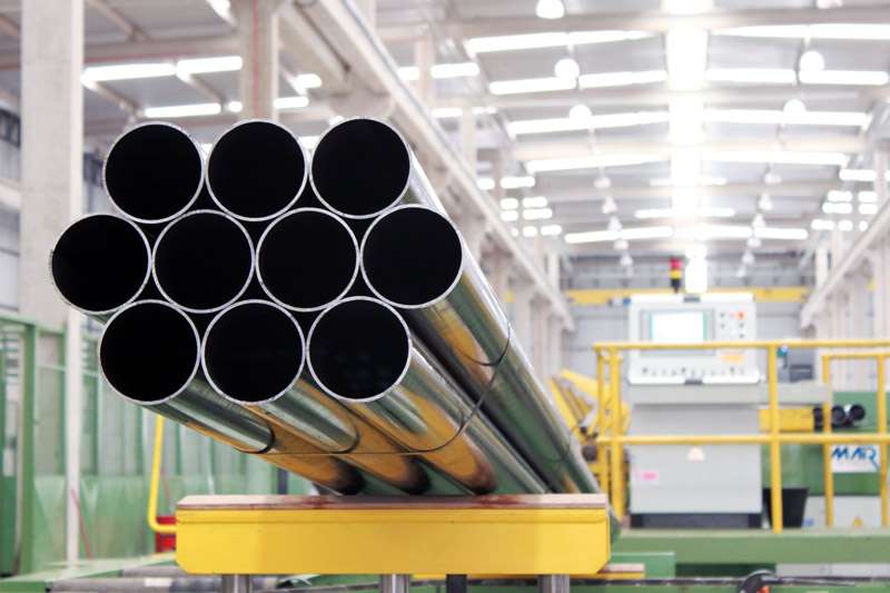 Produção de Tubos de aço redondos Unidade Tubos Industriais Golin