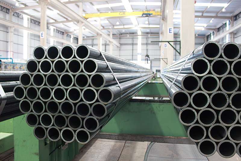 Produção de Tubos de aço redondos Unidade Tubos Industriais Golin