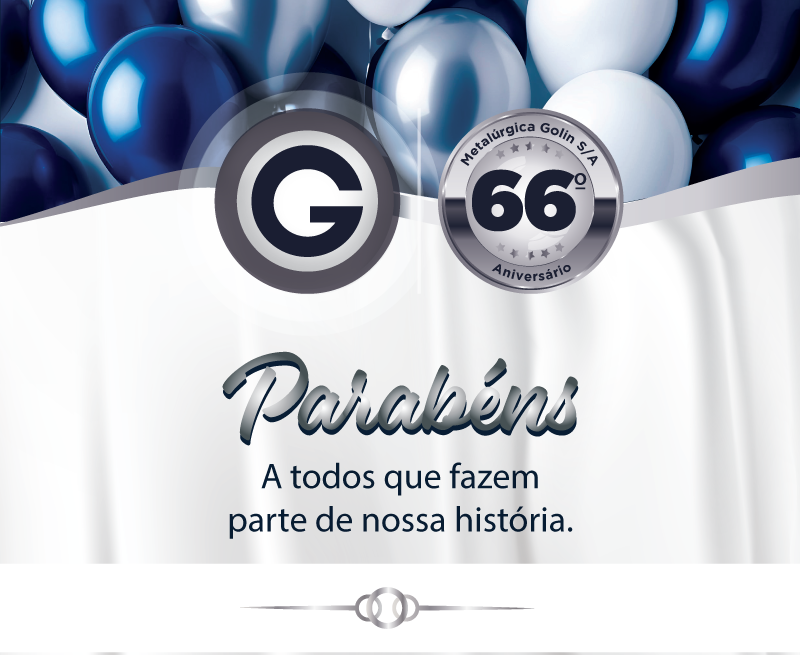 Parabéns pelo 66º aniversário Golin