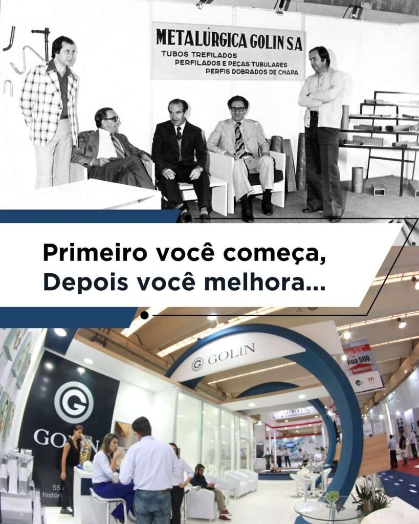 Primeiro você começa, depois você melhora.