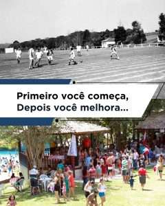 Primeiro você começa, depois você melhora.