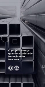 estoque de tubos quadrados e retangulares Golin
