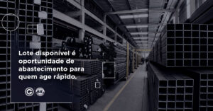 Estoque Golin - lotes de tubos quadrados e retangulares